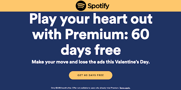 Free Spotify Premium 60 Days